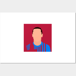 Antoine Griezmann Minimalistic Face Art Posters and Art